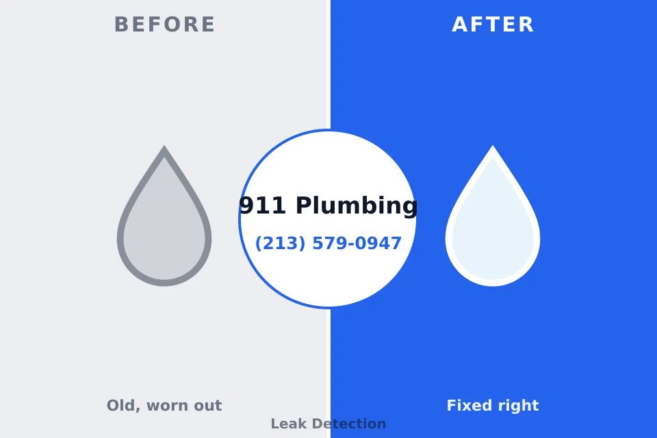 Before and after: plumbing repair Nellysford, VA